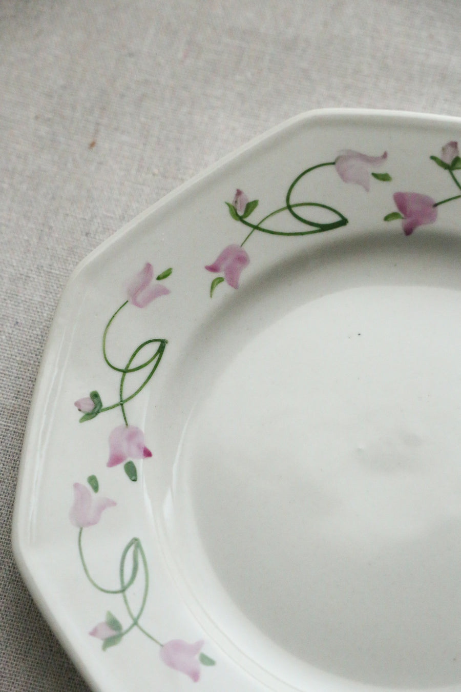 Bellflower Vintage Plate