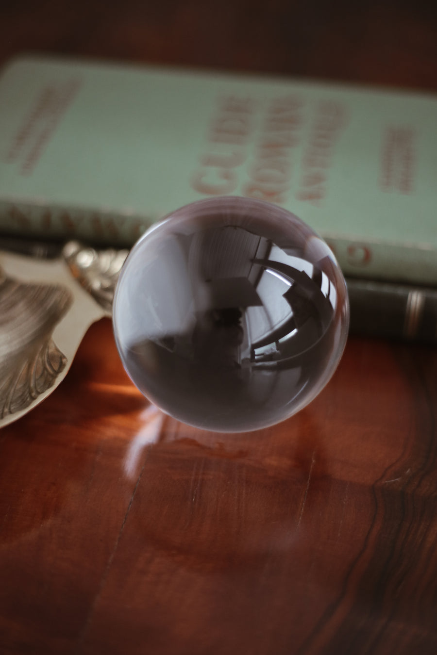 Vintage Glass Paperweight - Ball