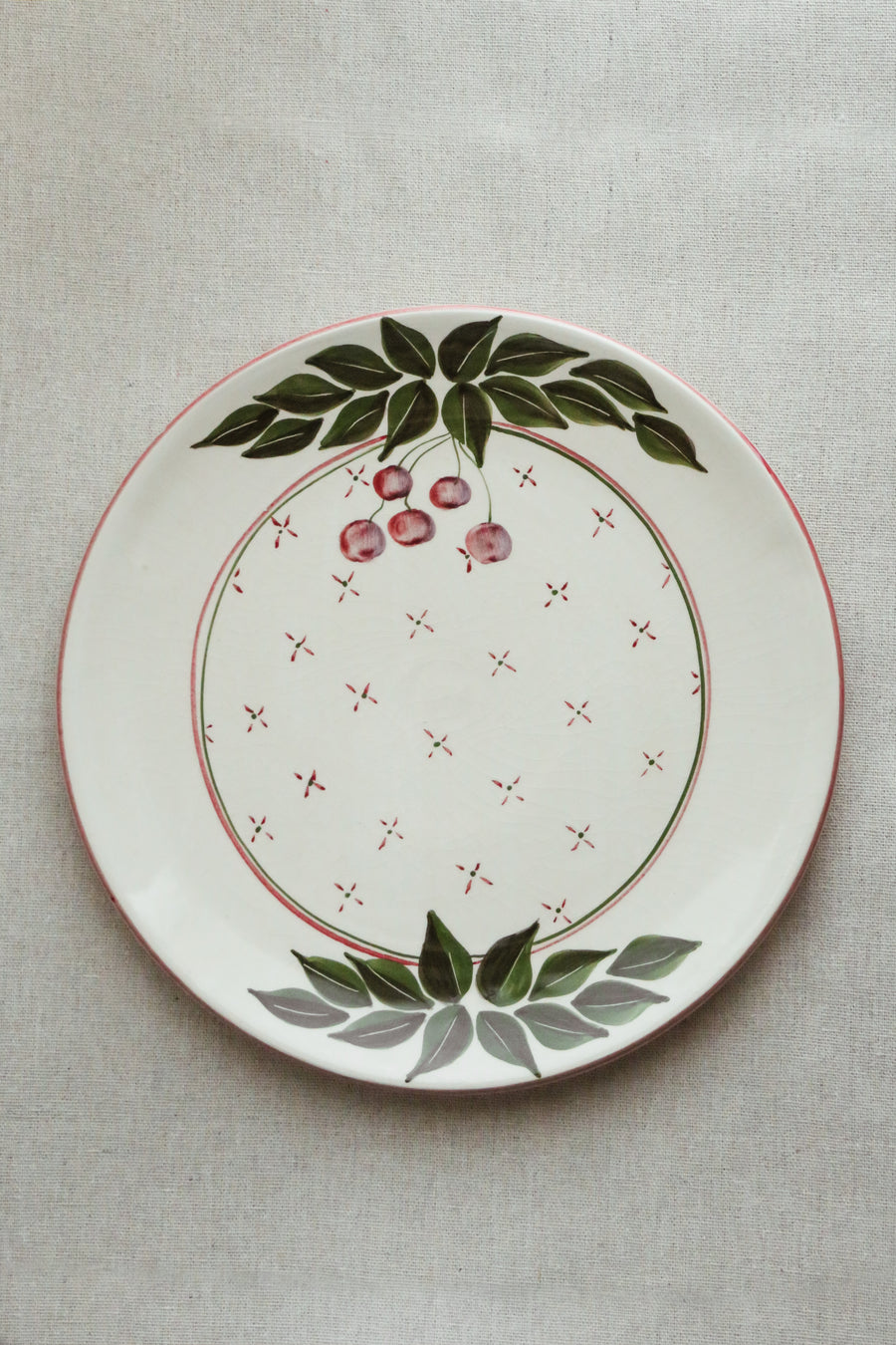 Cherry Blossom Vintage Plate
