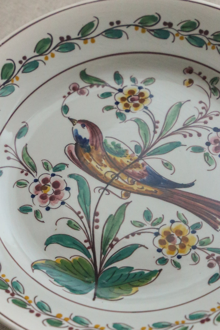 Songbird Vintage Plate