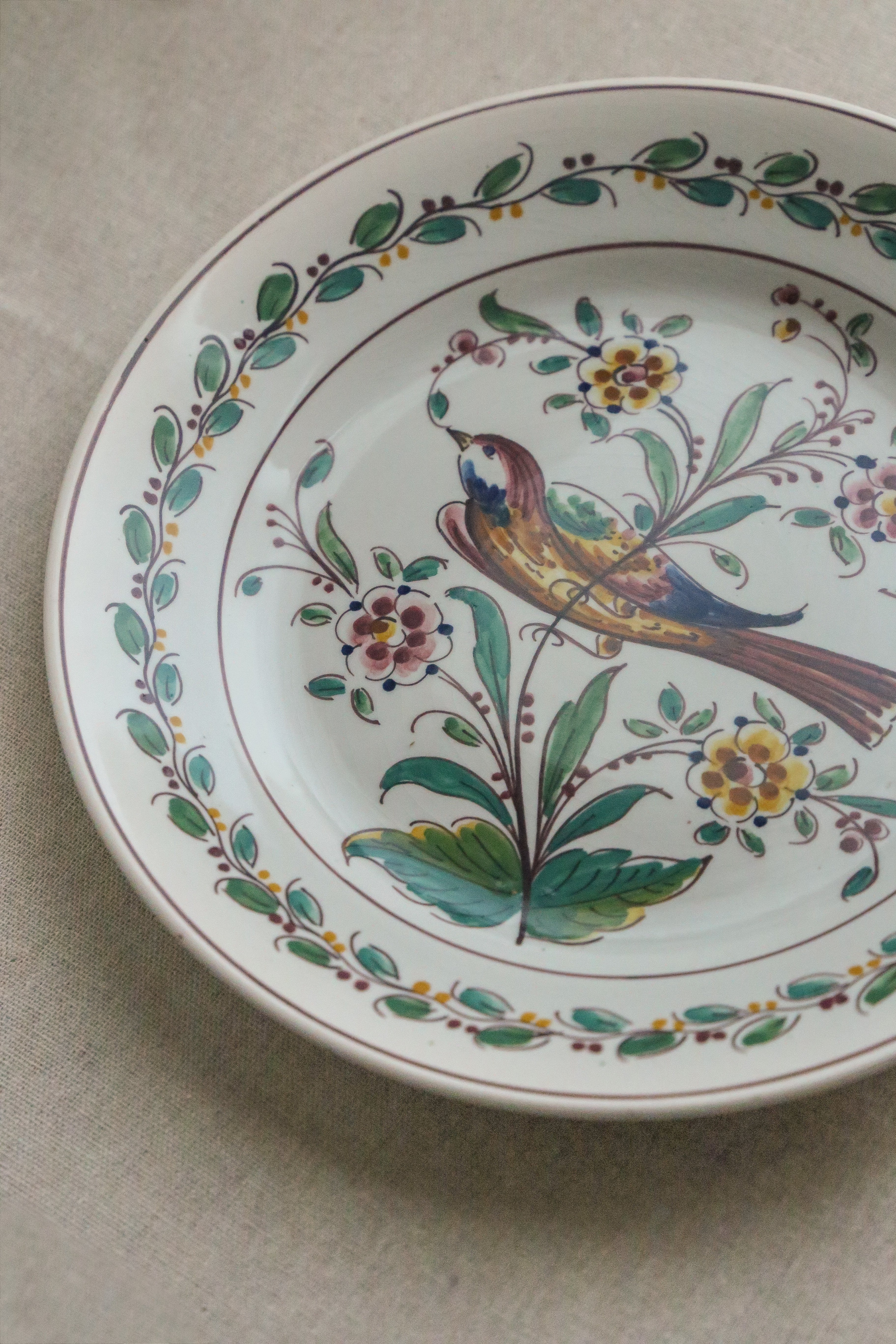 Songbird Vintage Plate