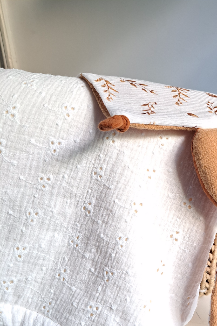 Broderie Anglaise Swaddle