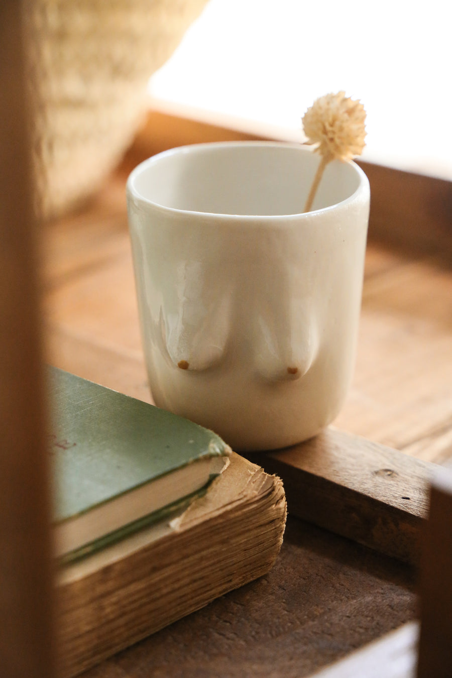 No Bra Club - Espresso Cup - White