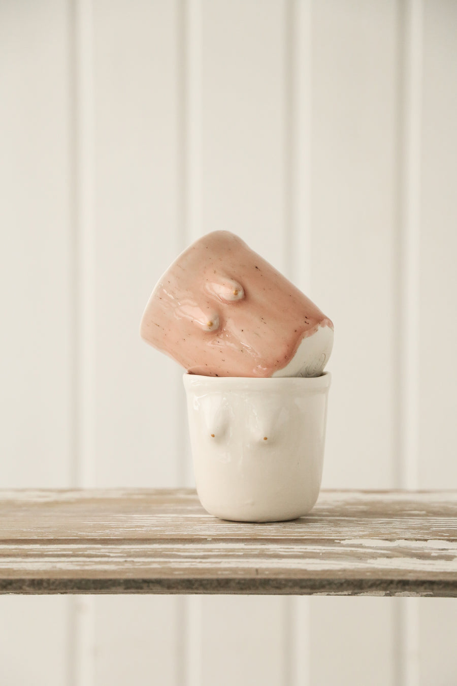 No Bra Club - Espresso Cup - White