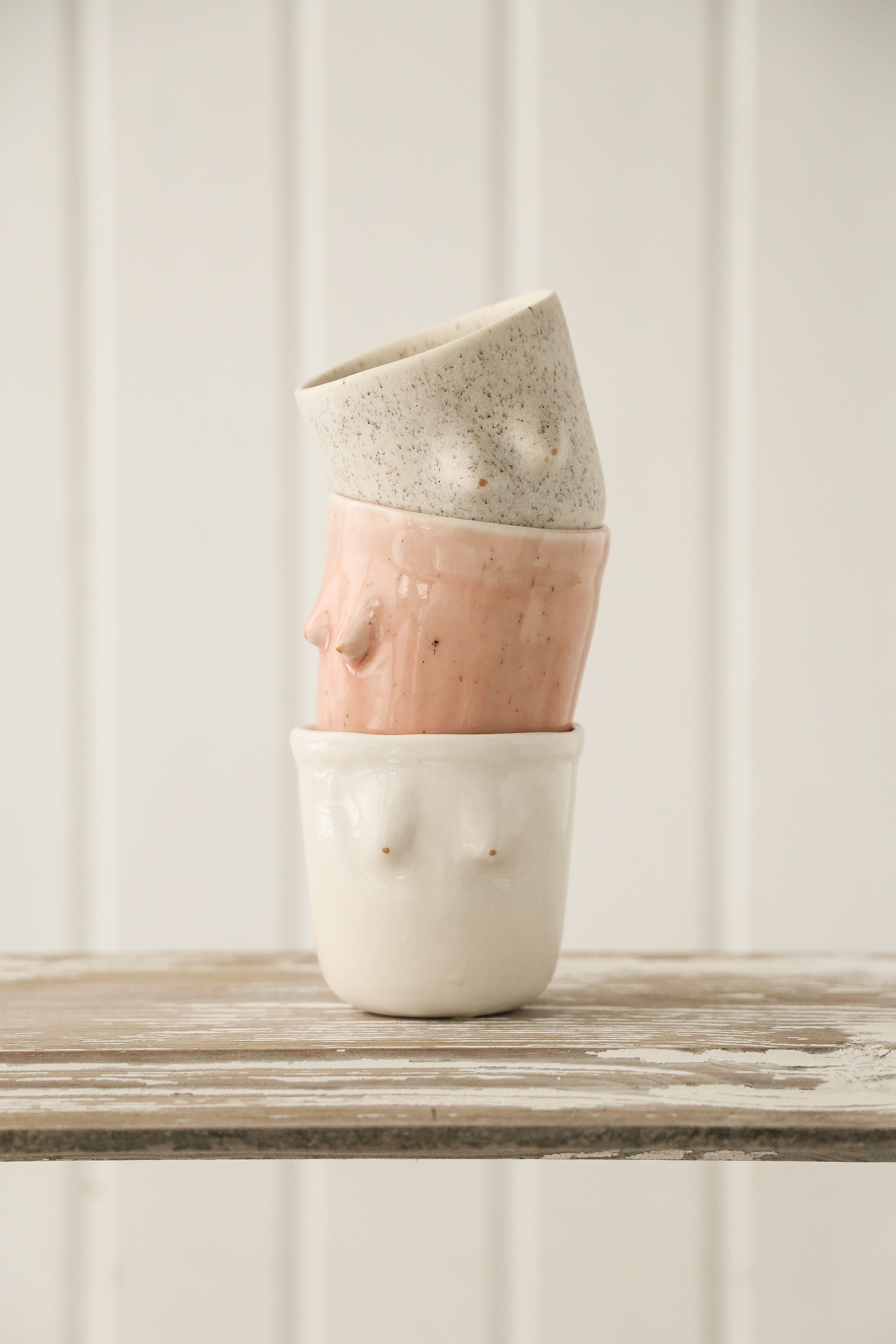 No Bra Club - Espresso Cup - White