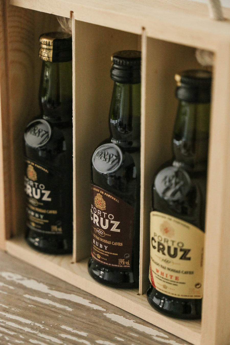 Port Wine Gift Box - 3 mini Bottles