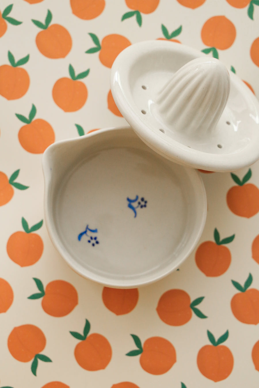 Vintage Citrus Juicer - Hand Painted