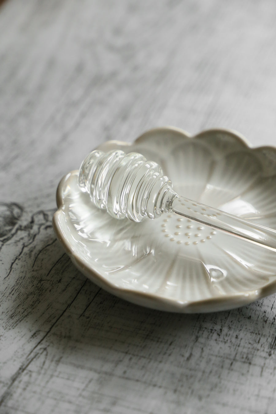Glass Honey Dipper