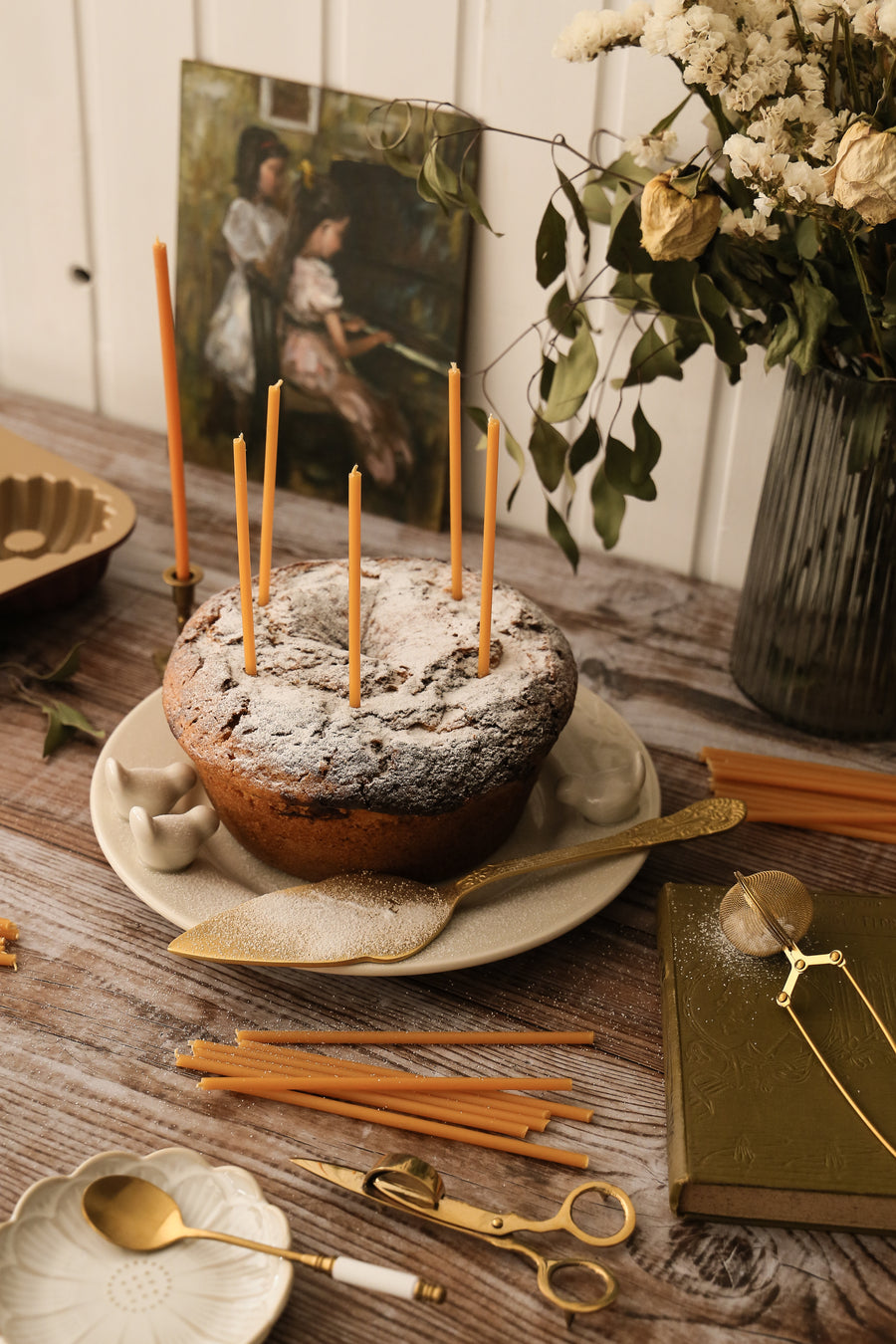 Gold Mesh Tea Strainer