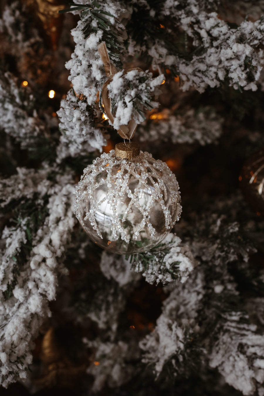 Crystal Bauble Ornament