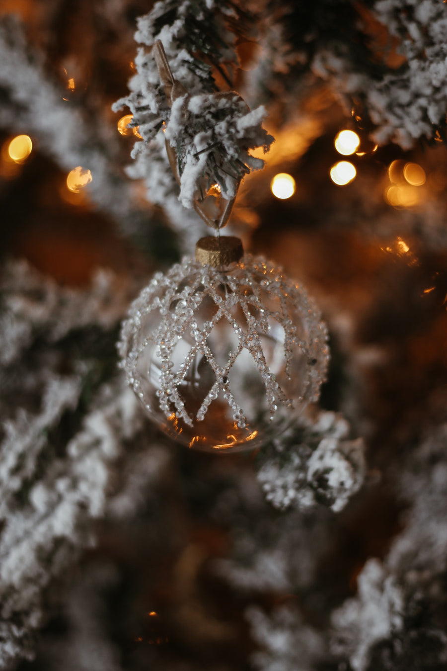 Crystal Bauble Ornament