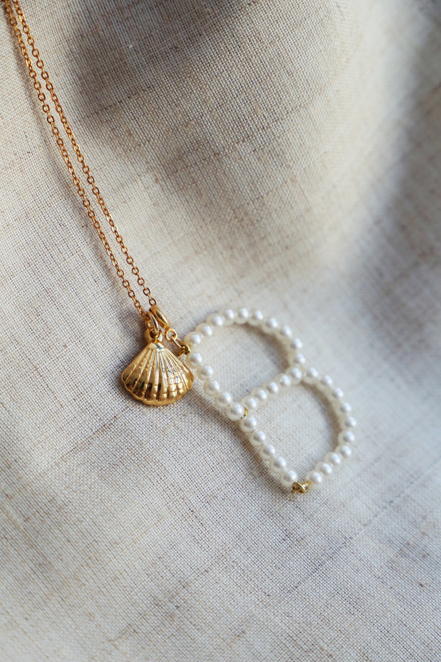 Pearl Initial Pendant