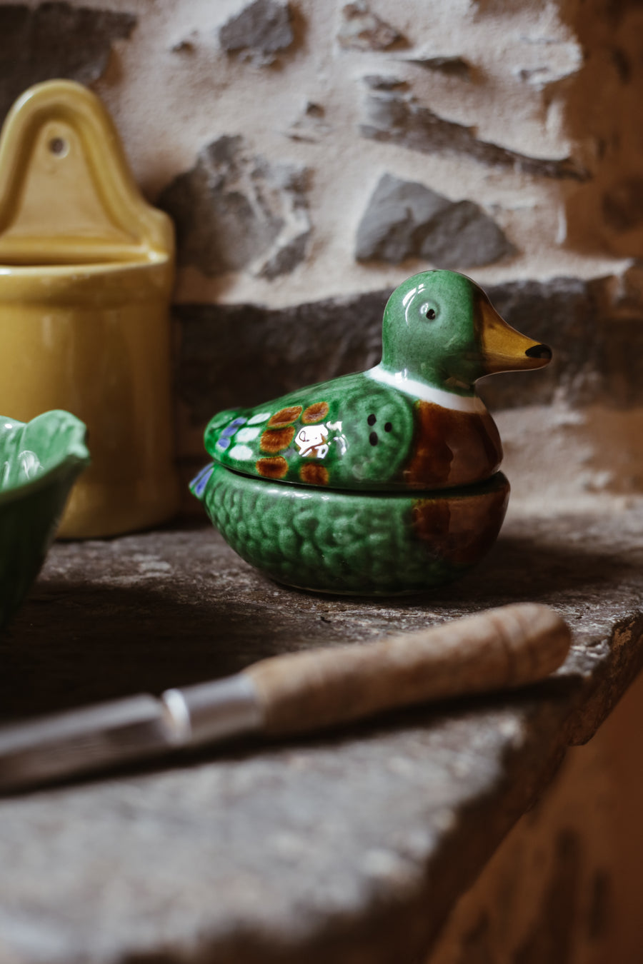 Vintage Mallard Duck Dish