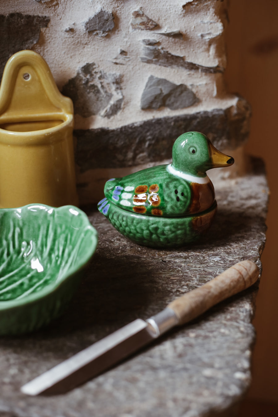 Vintage Mallard Duck Dish