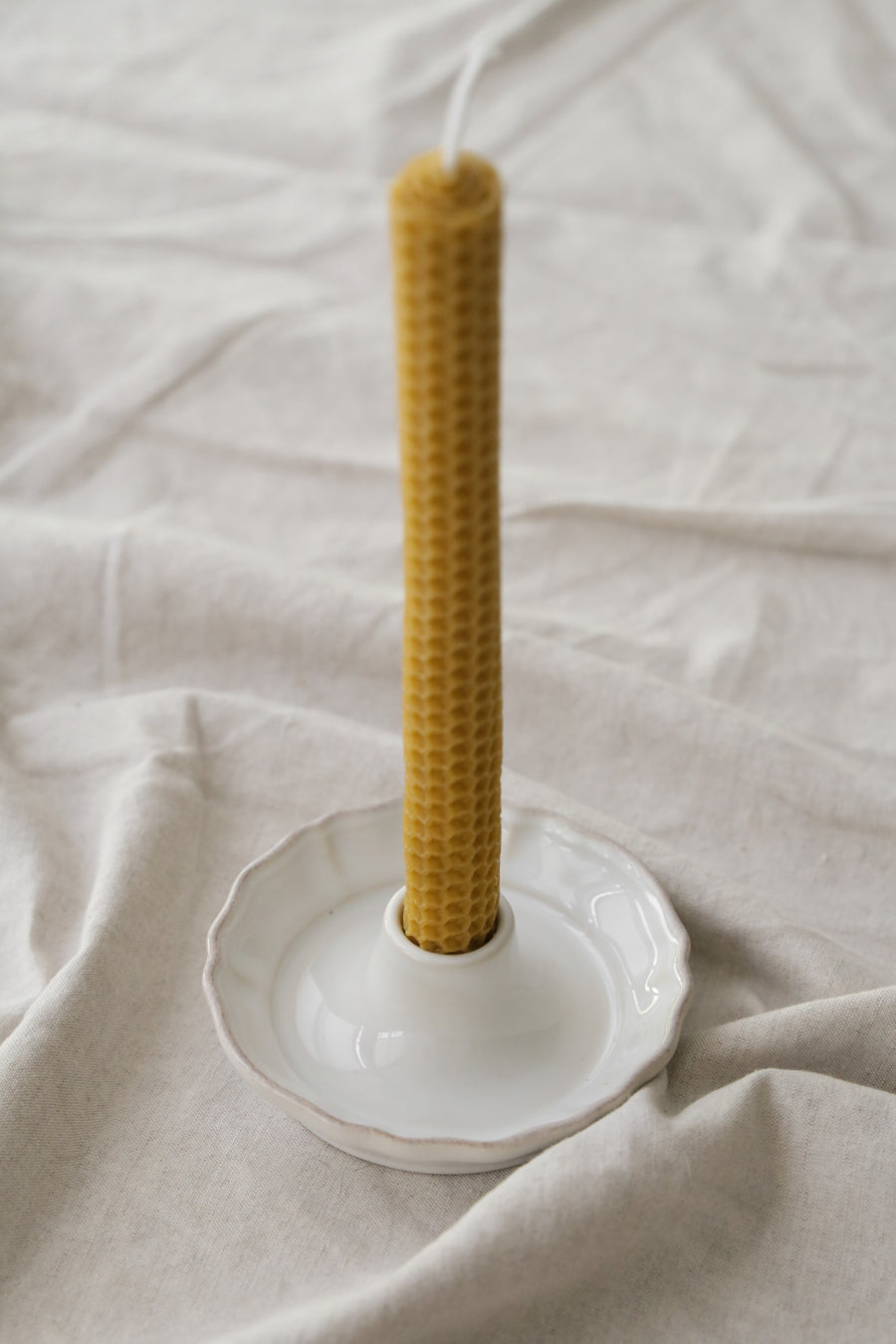 Beewax Taper Candle