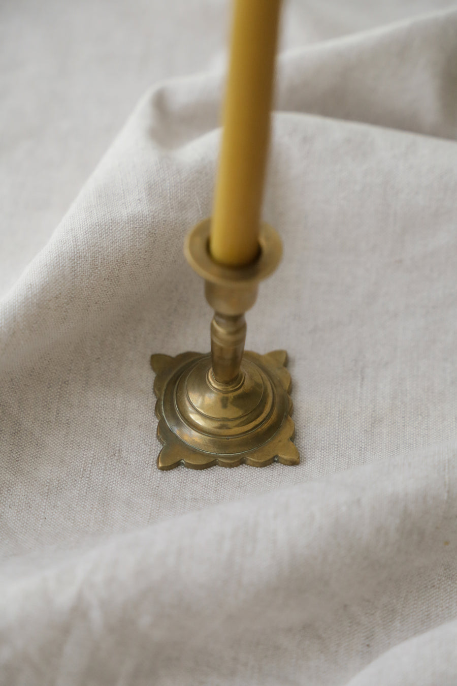 Vintage Brass Candle Holder