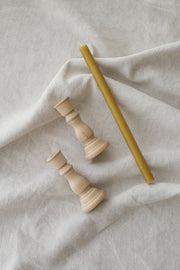 Wood Candle Holder