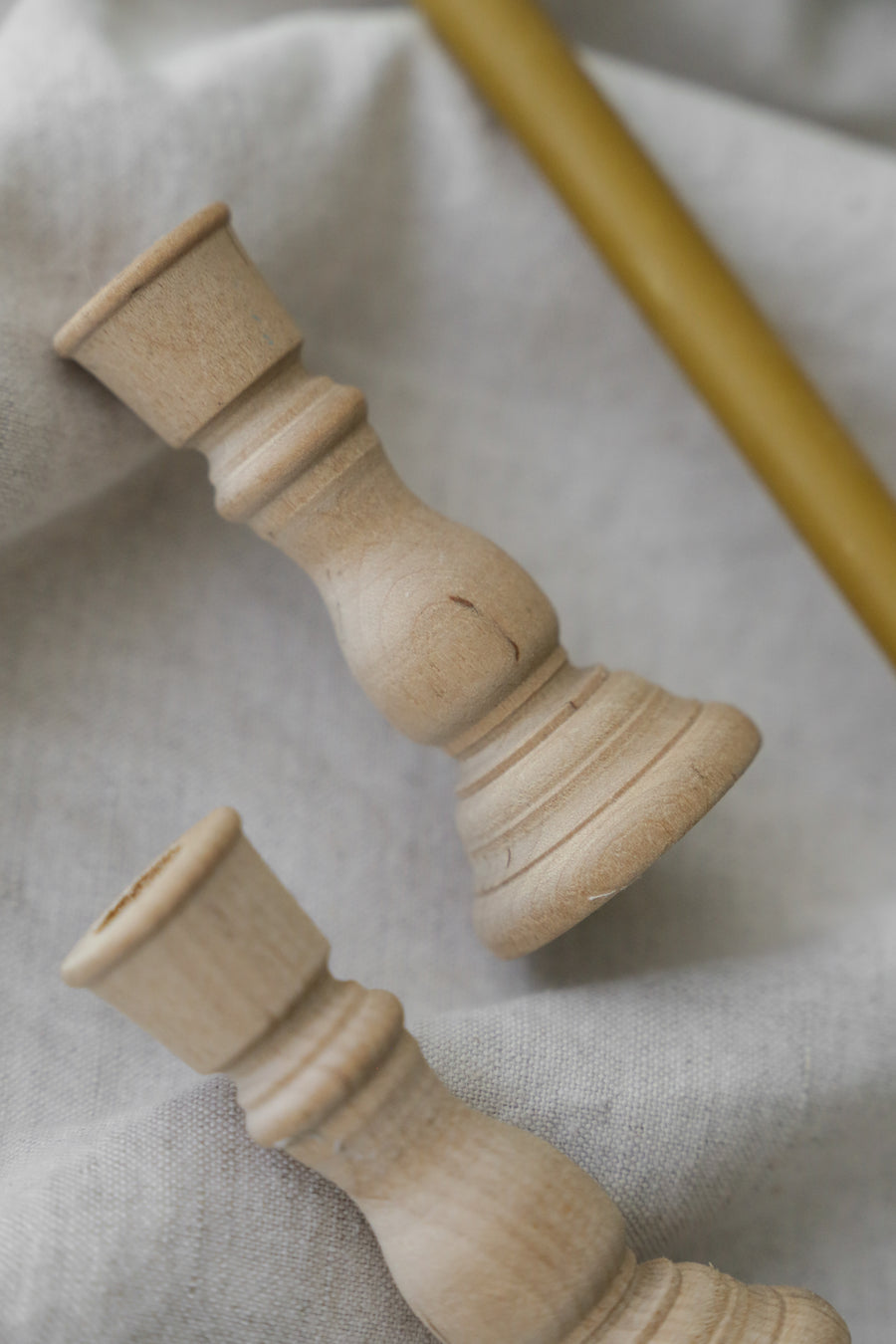 Wood Candle Holder