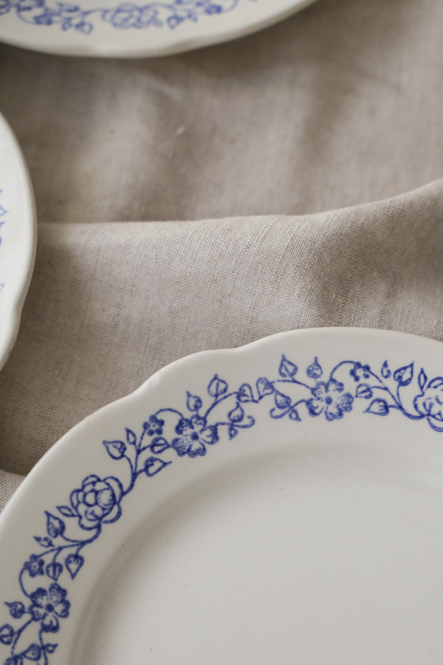 Vintage Floral Plates