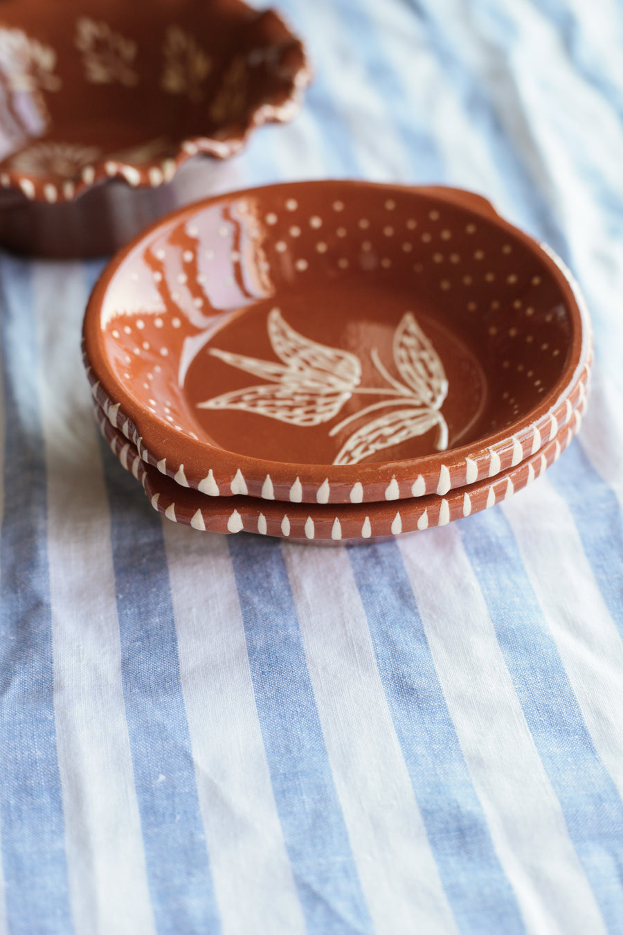 Terracotta Hand-painted Platter