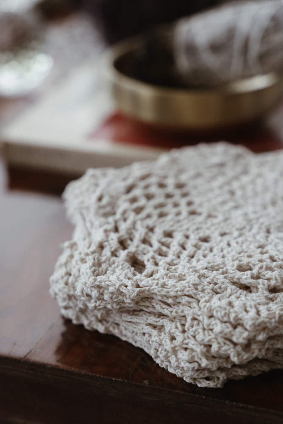 Cotton Crochet Doilies Set