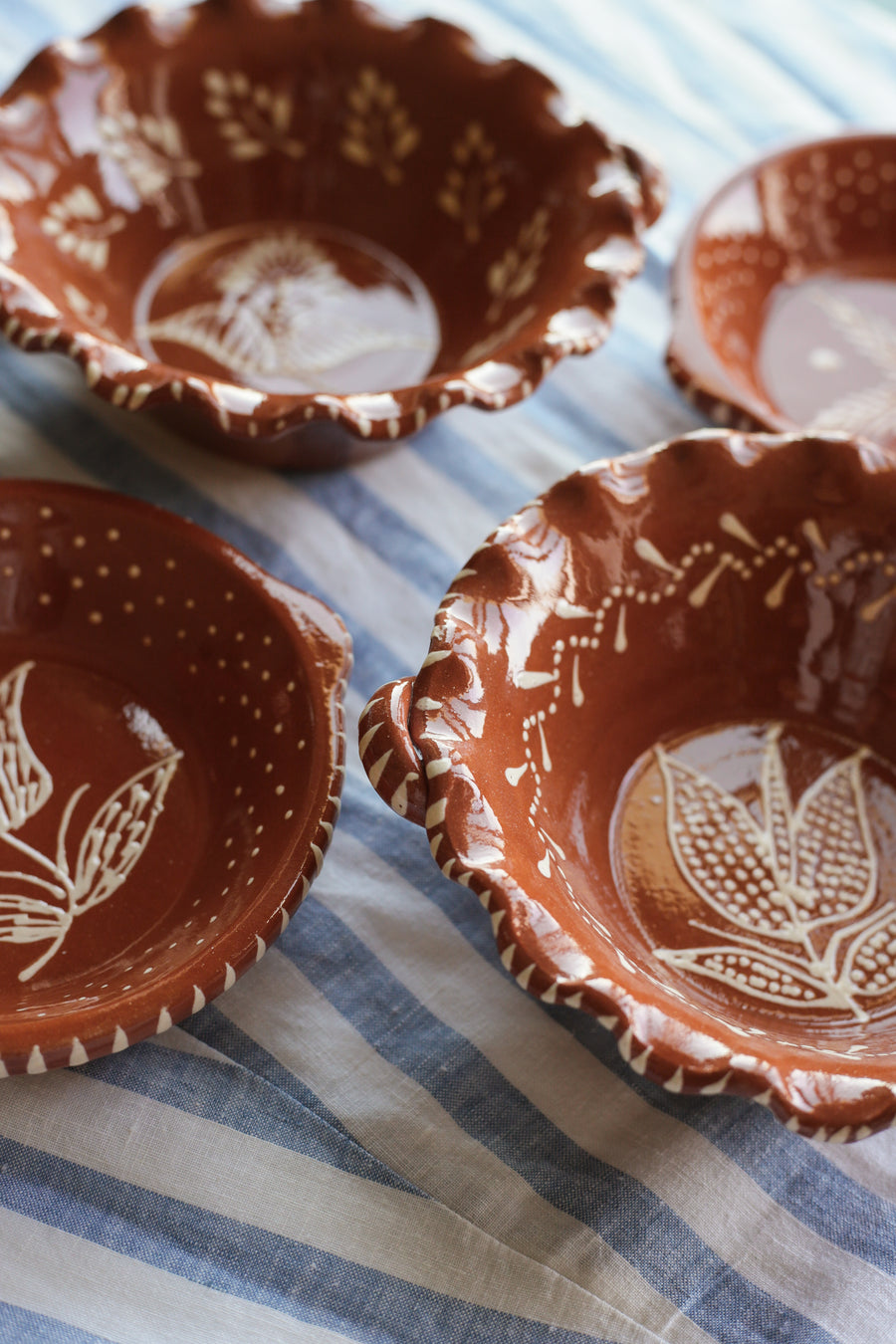 Terracotta Hand-painted Platter