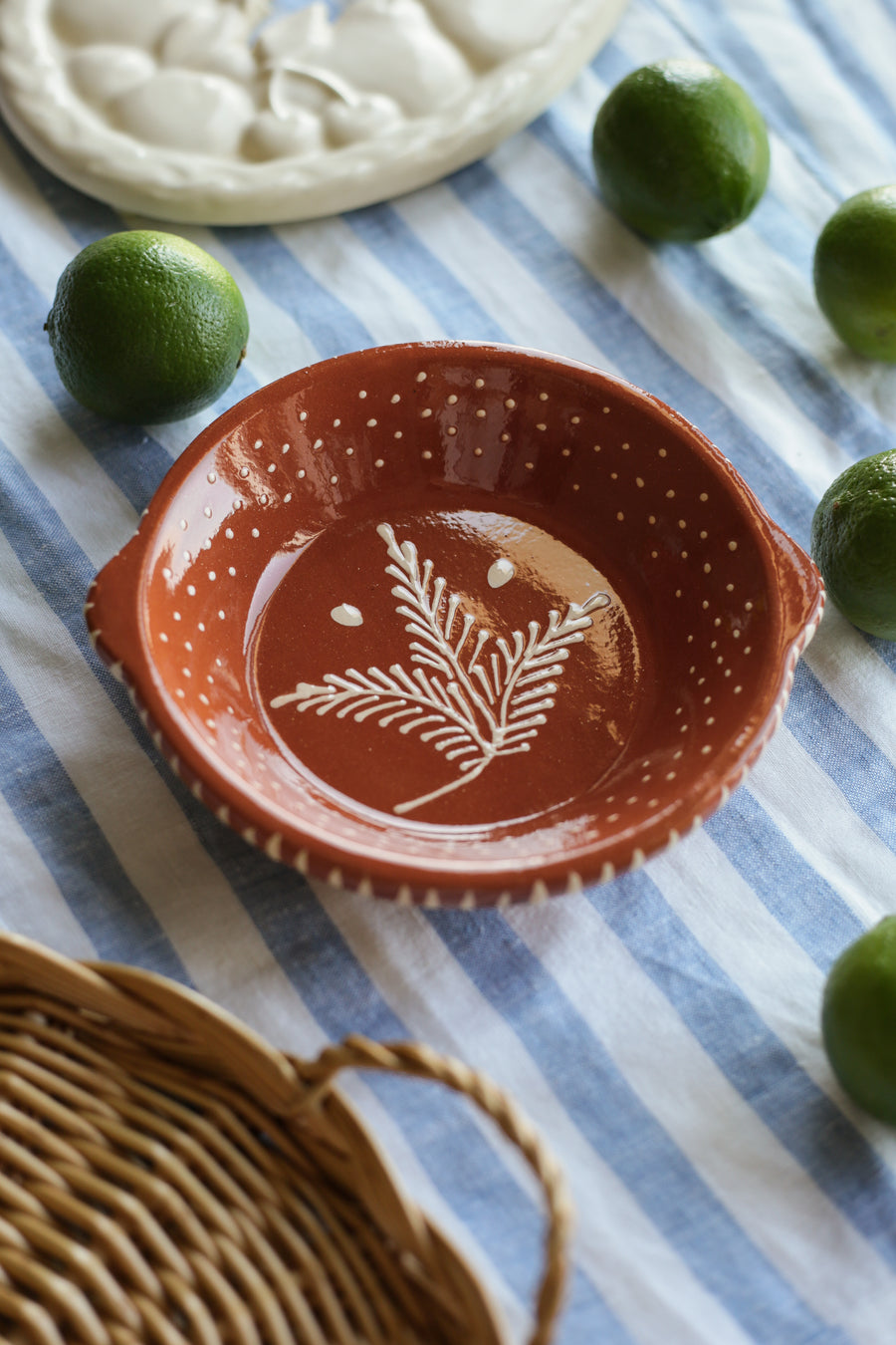 Terracotta Hand-painted Platter