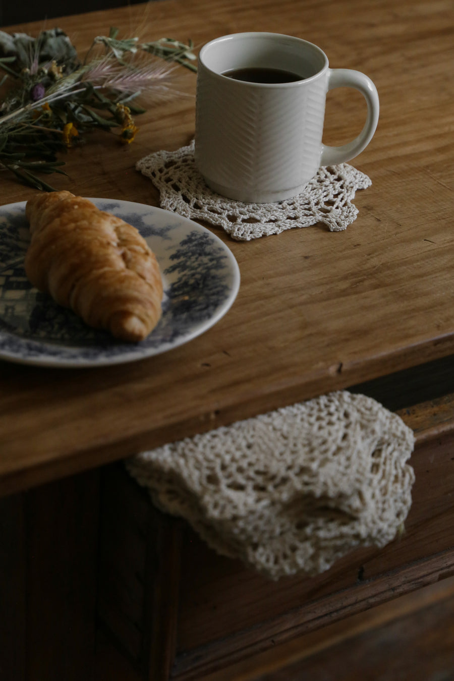 Cotton Crochet Doilies Set