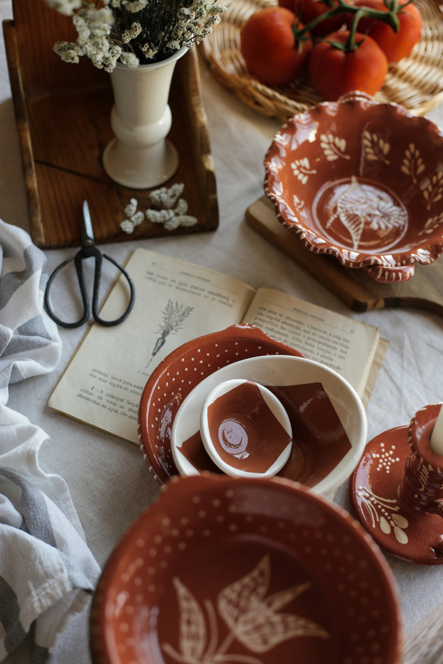 Terracotta Hand-painted Pinch Bowl