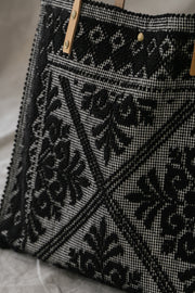 Alma Tapestry Bag - Black