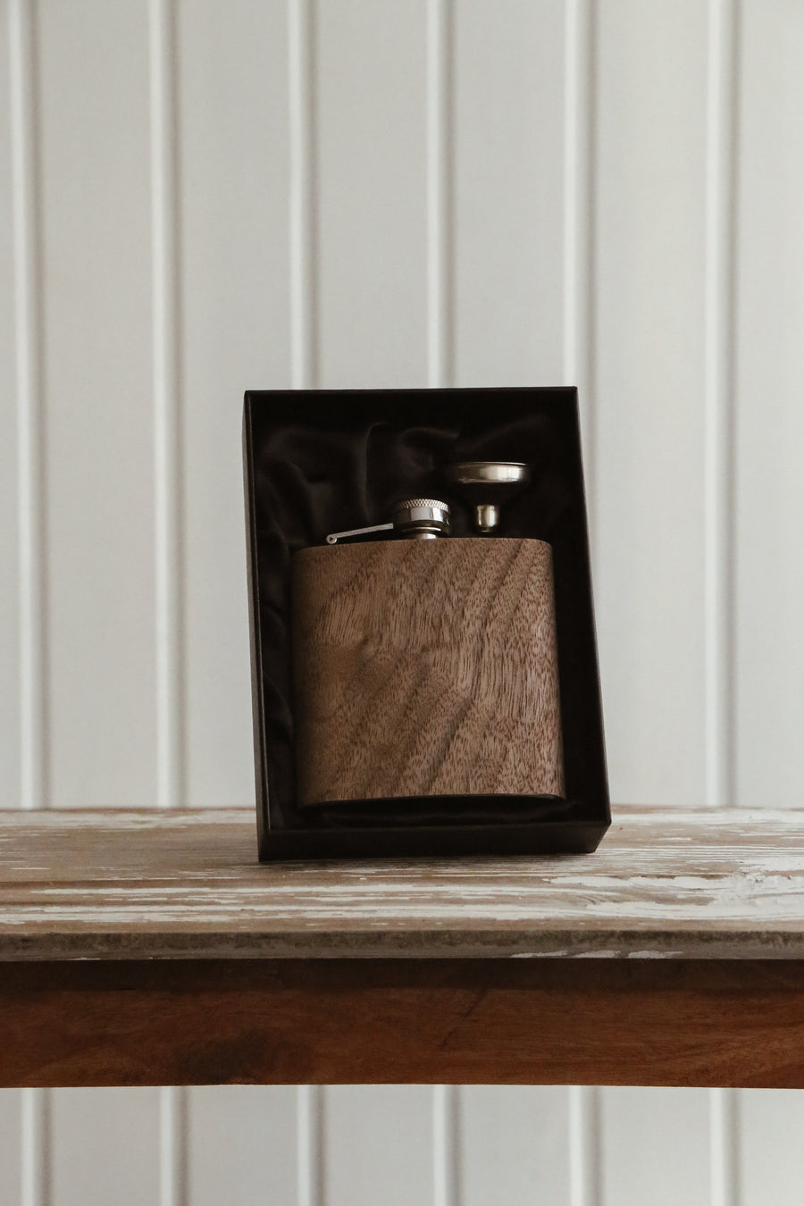 Wood flask