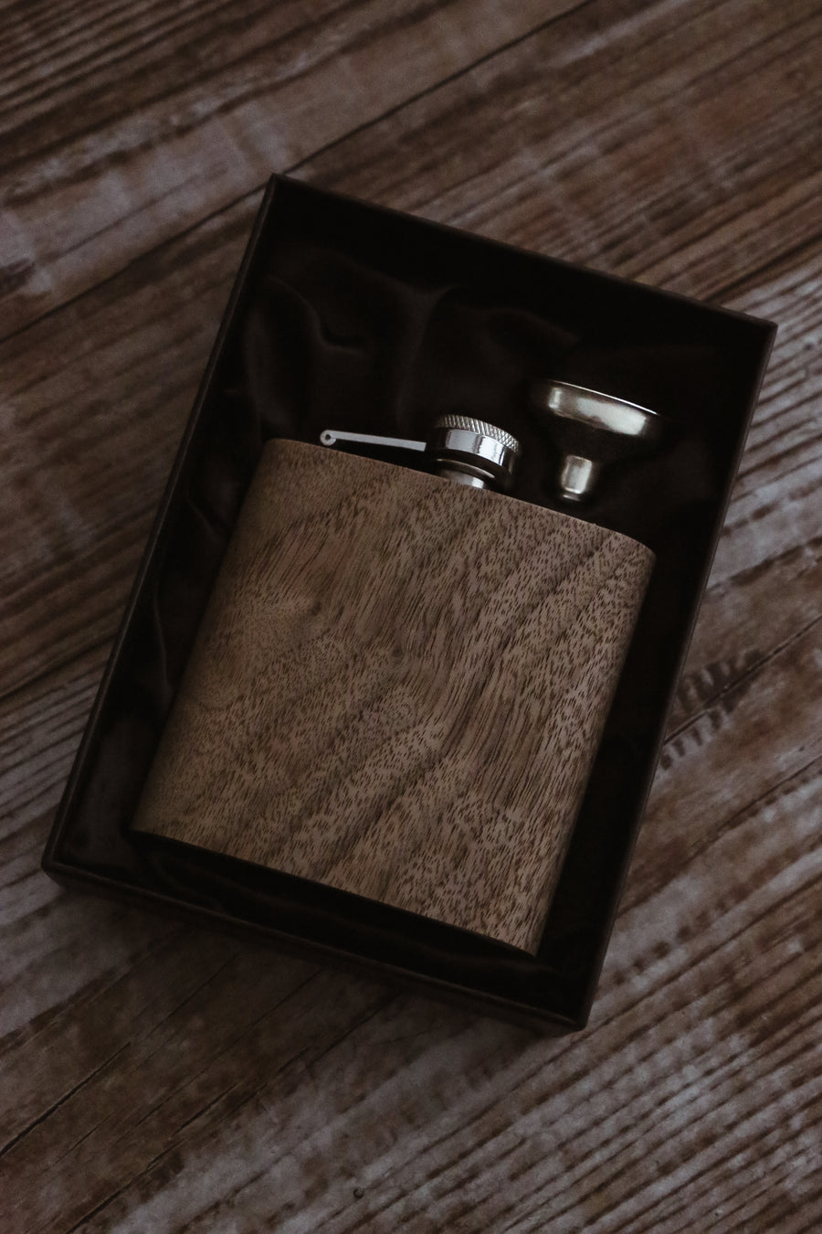 Wood flask