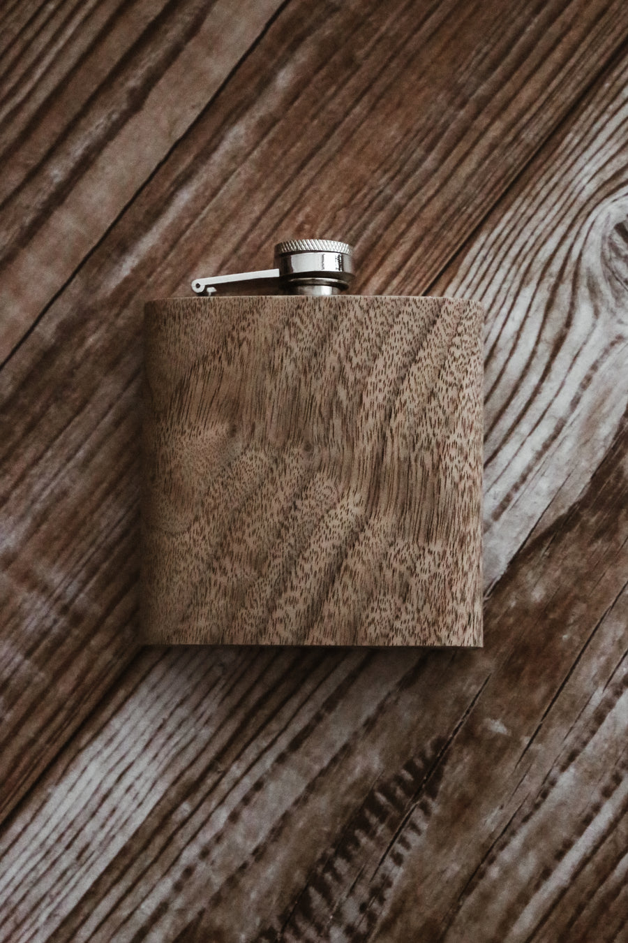 Wood flask