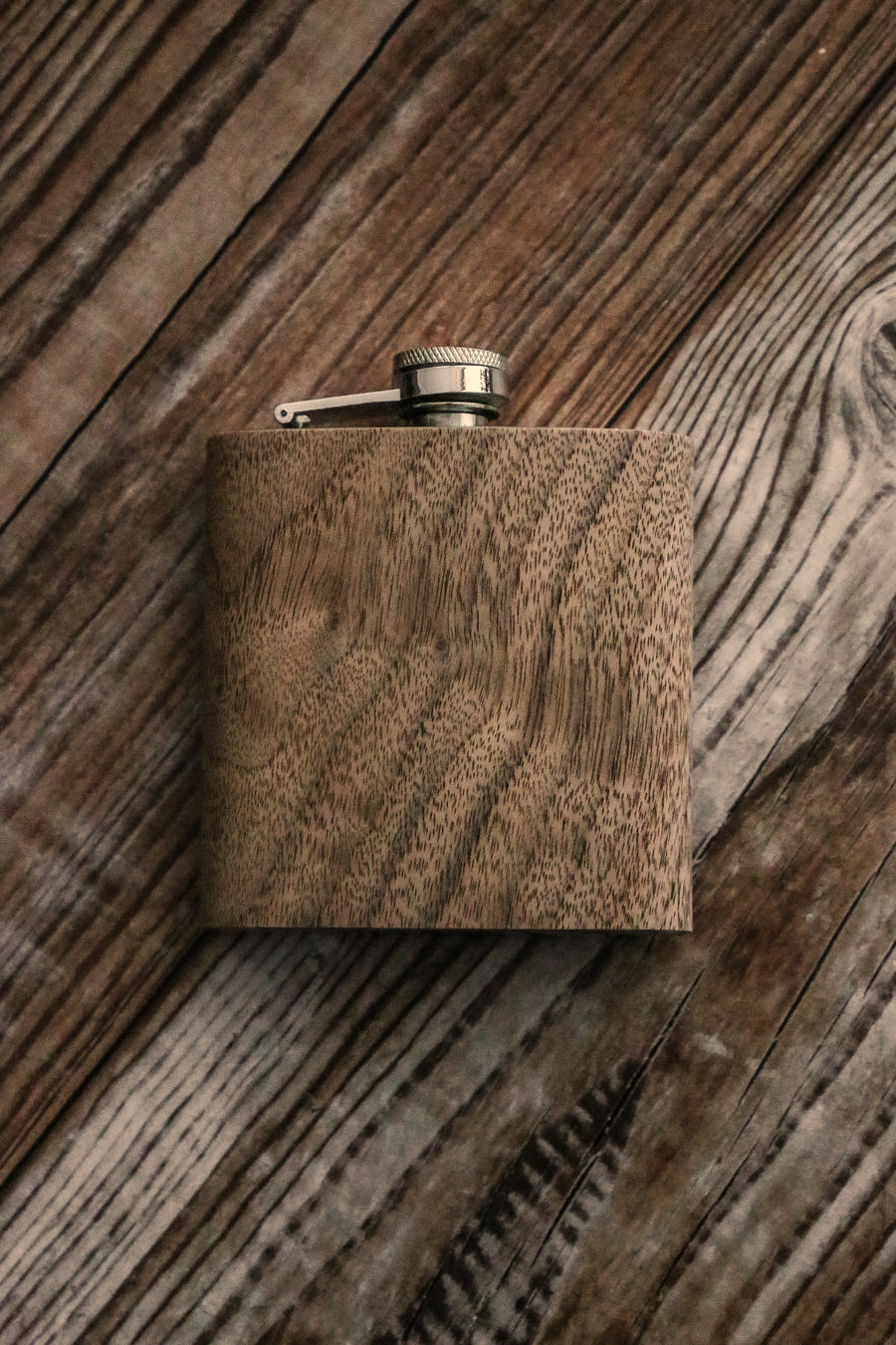 Wood flask