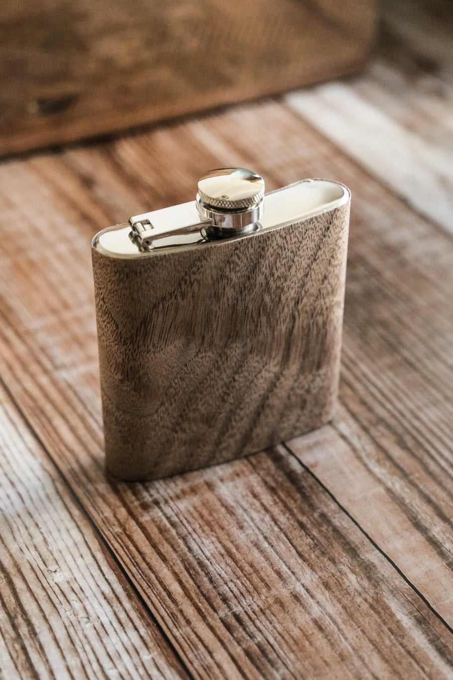 Wood flask