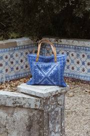 Alma Tapestry Bag - Blue