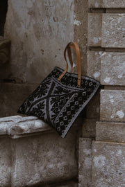 Alma Tapestry Bag - Black