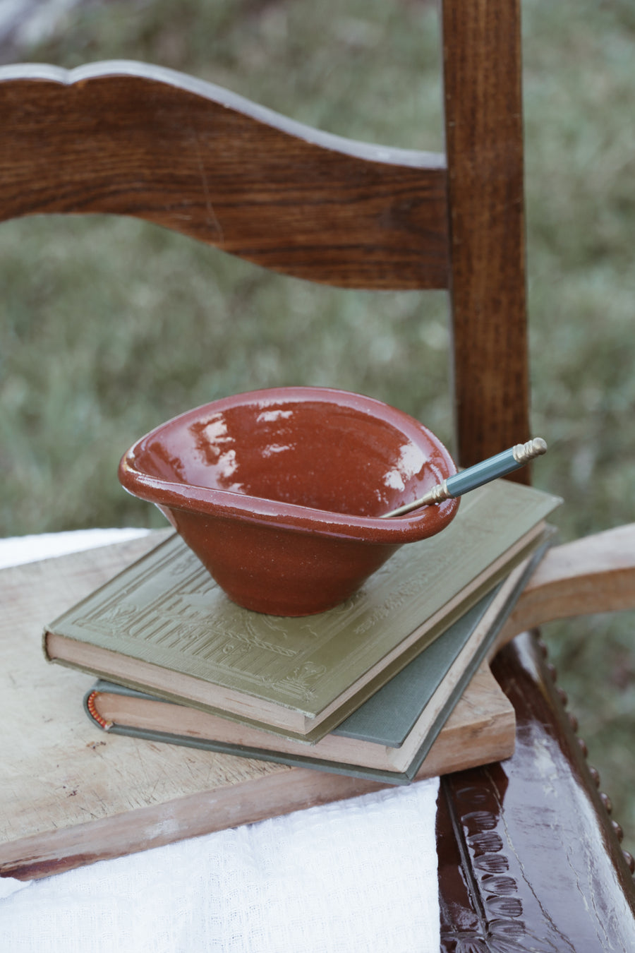 Terracotta Asymmetrical Small Bowl