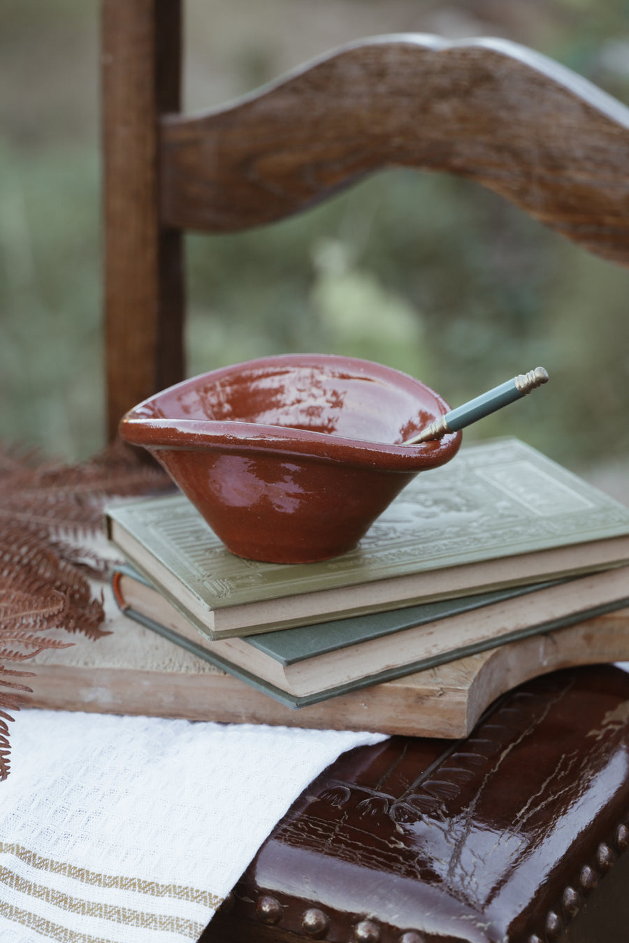 Terracotta Asymmetrical Small Bowl