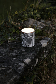 Amber Ceramic Candle
