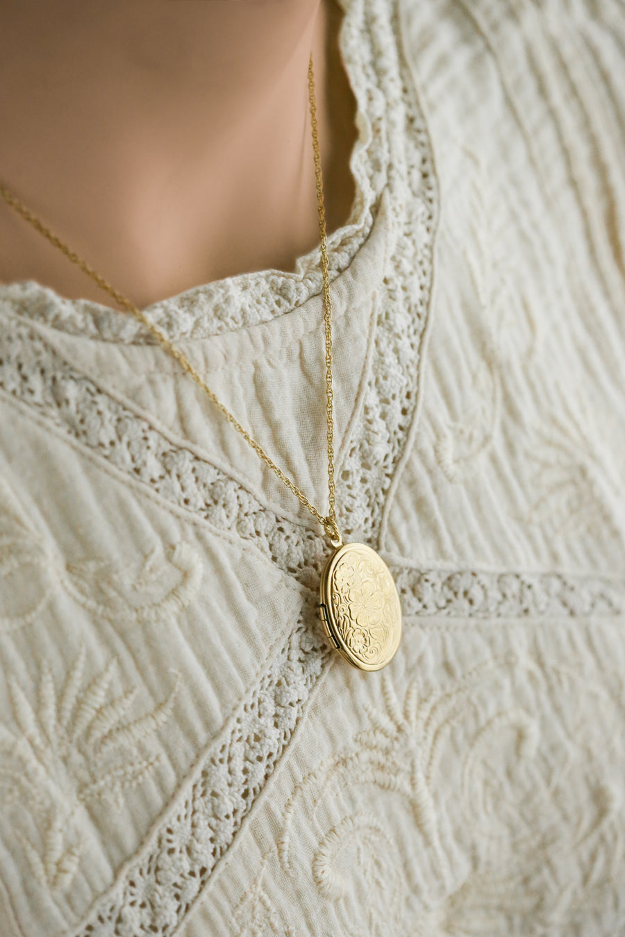 Botanica Locket Necklace