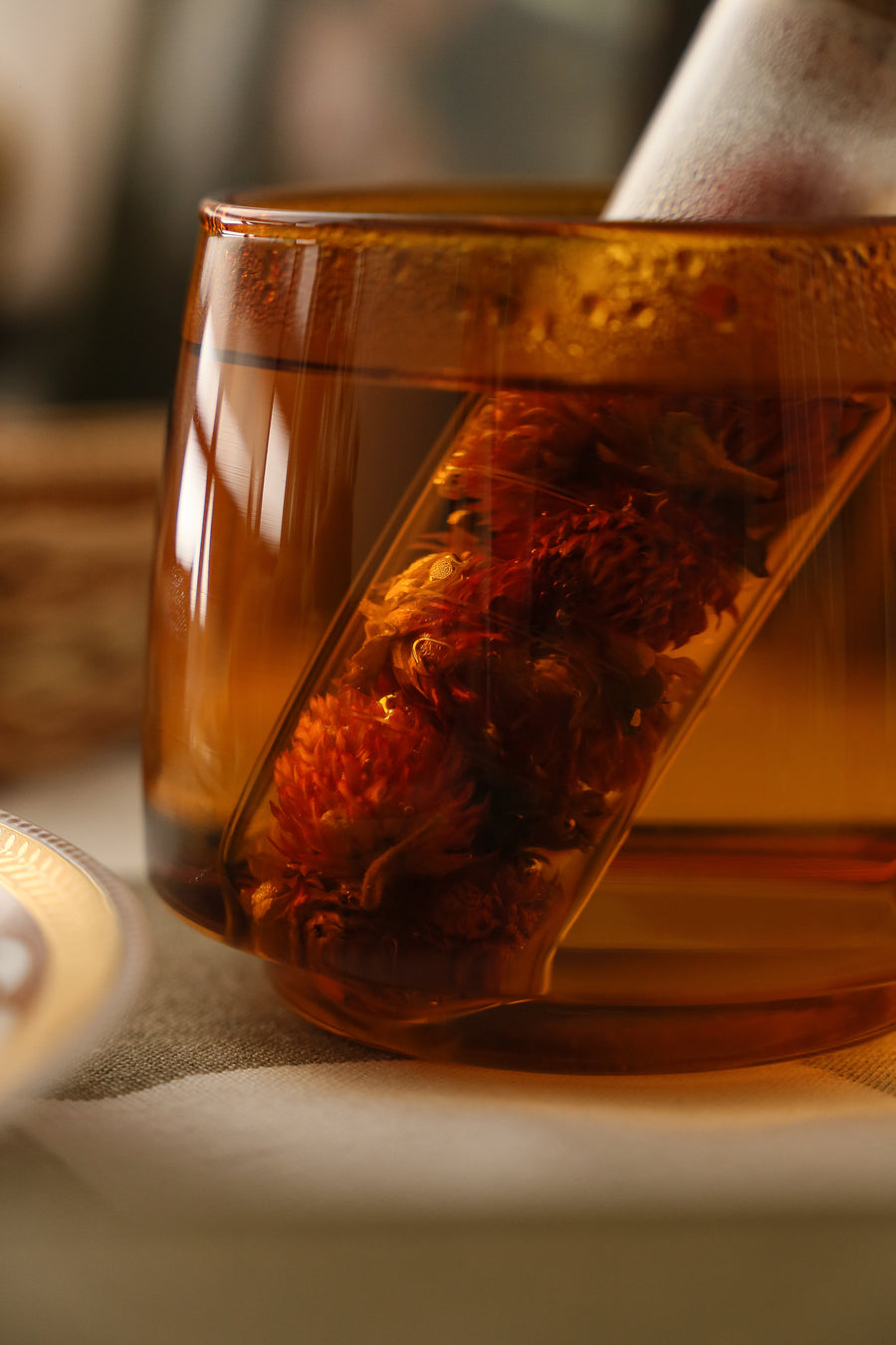 Glass tea infuser