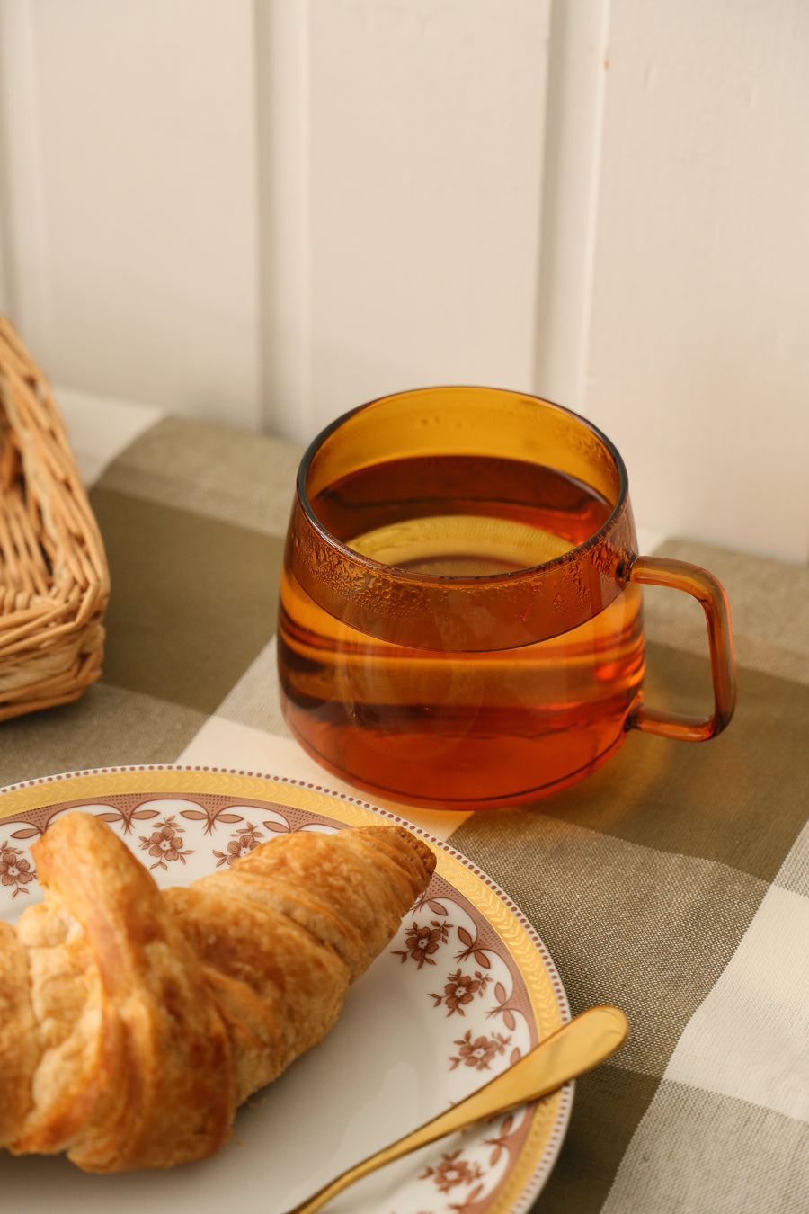 Amber Glass Mug