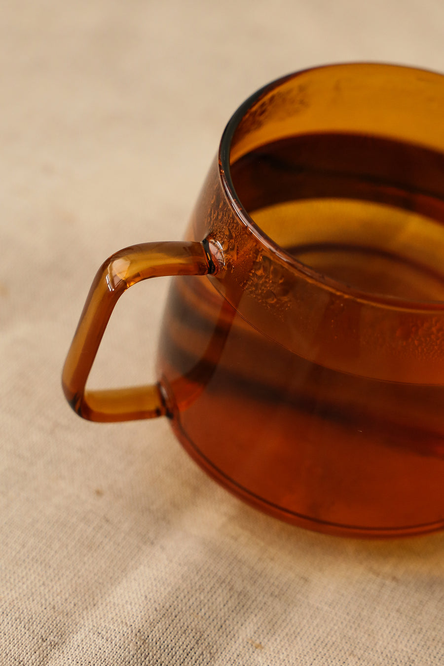 Amber Glass Mug