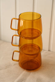 Amber Glass Mug