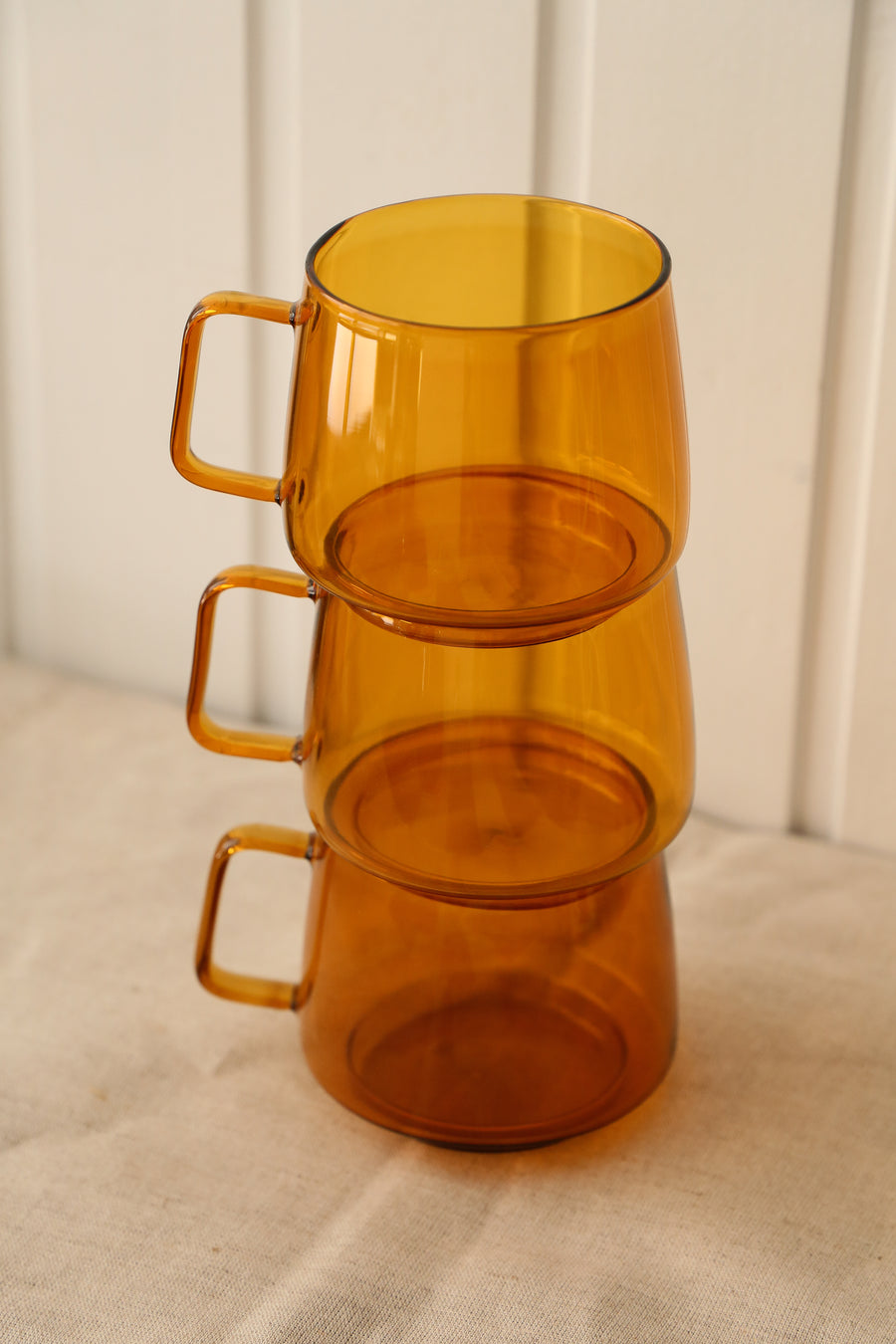 Amber Glass Mug