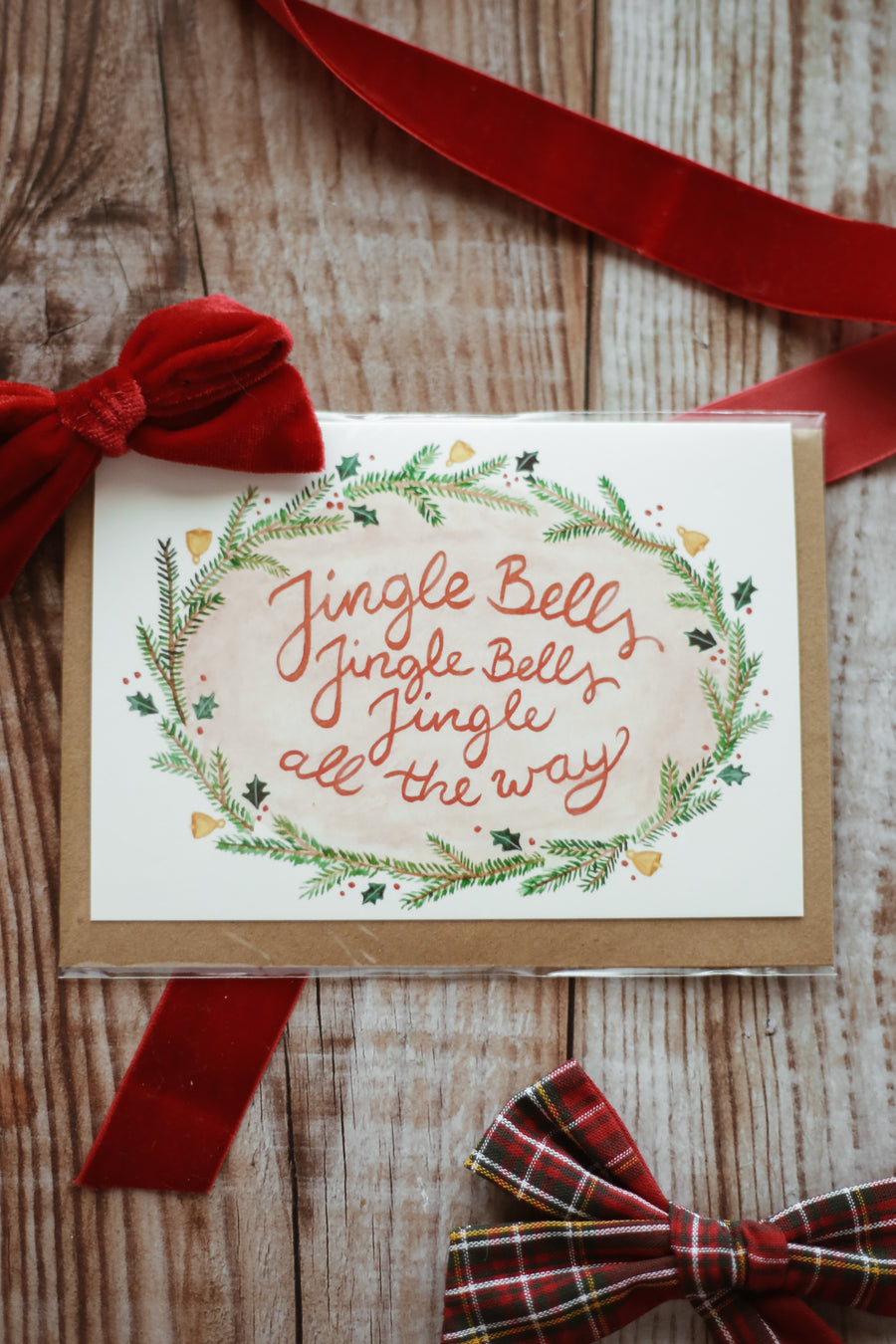 Jingle Bells Greeting Card