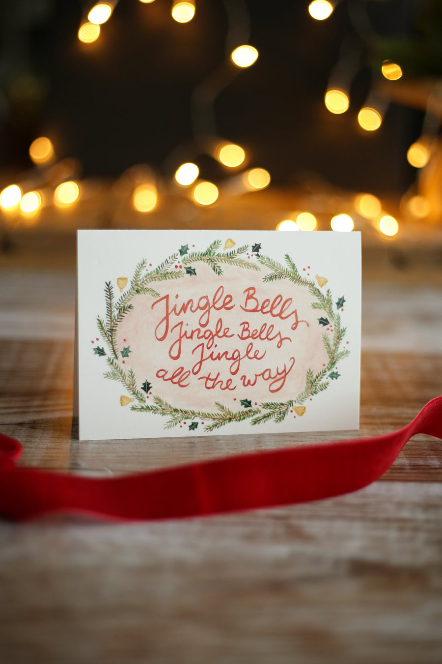 Jingle Bells Greeting Card