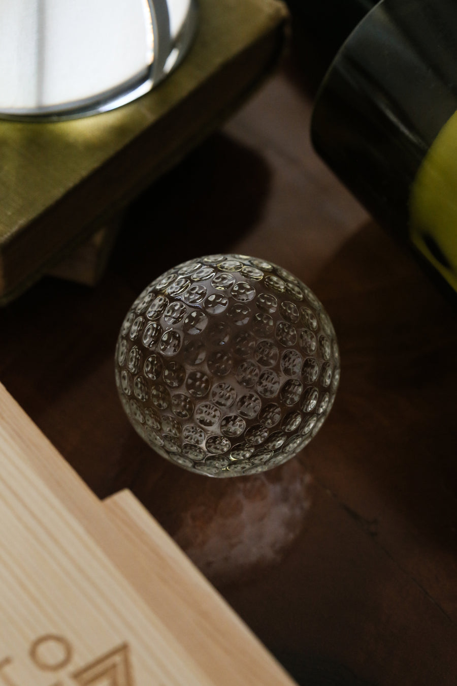 Crystal Golf Ball Paperweight