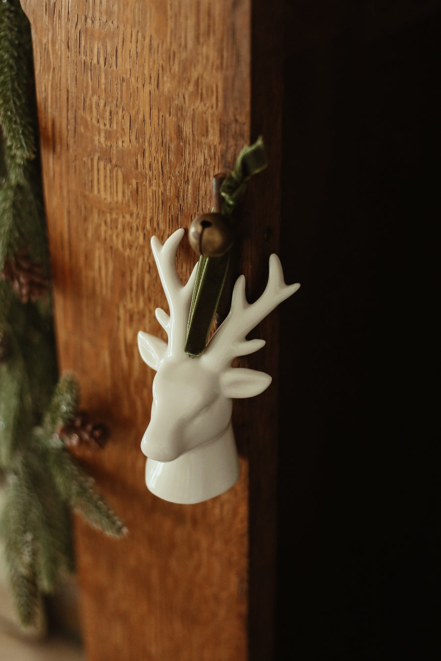Porcelain Stag Ornament